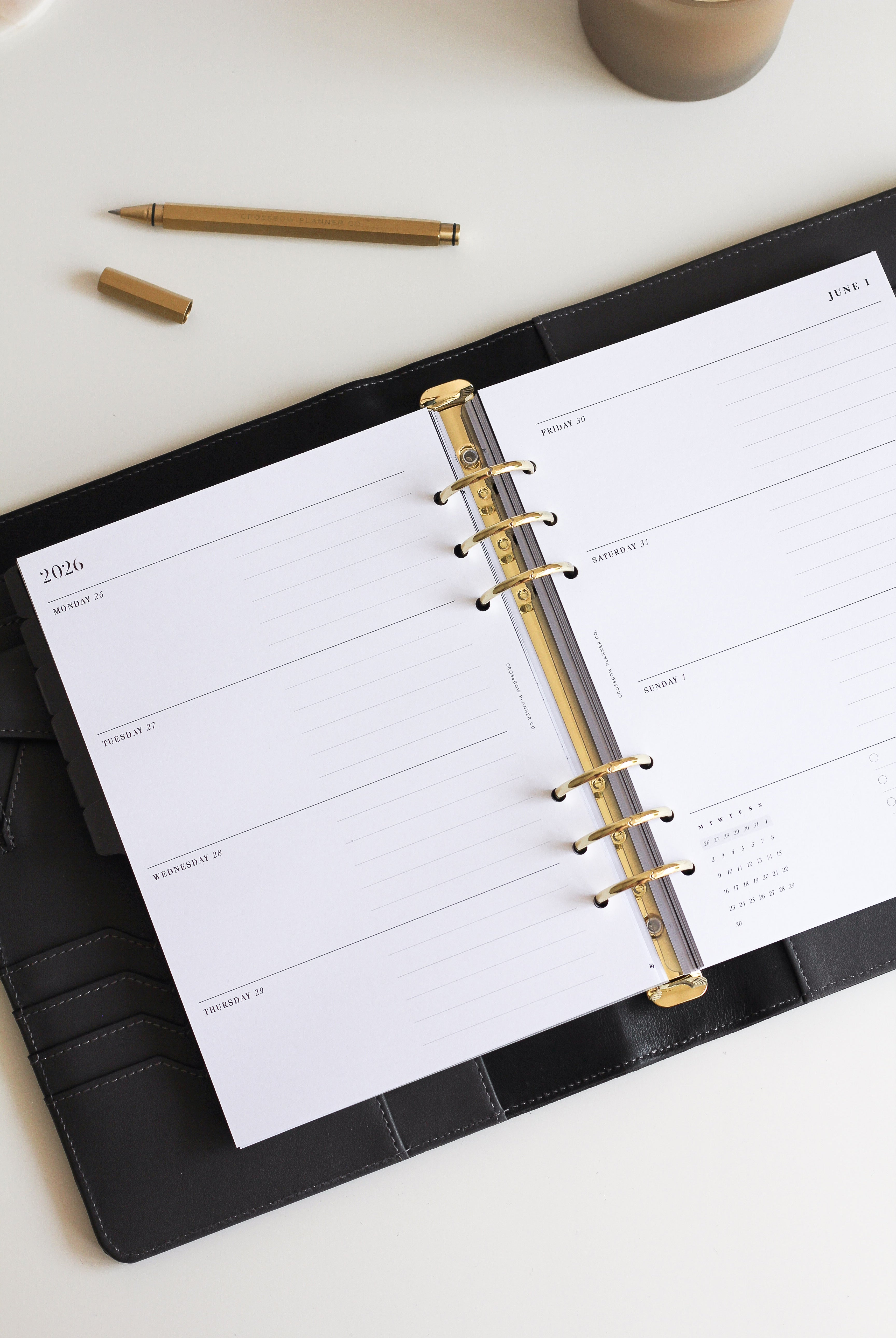 2026 louis vuitton large agenda weekly refill
