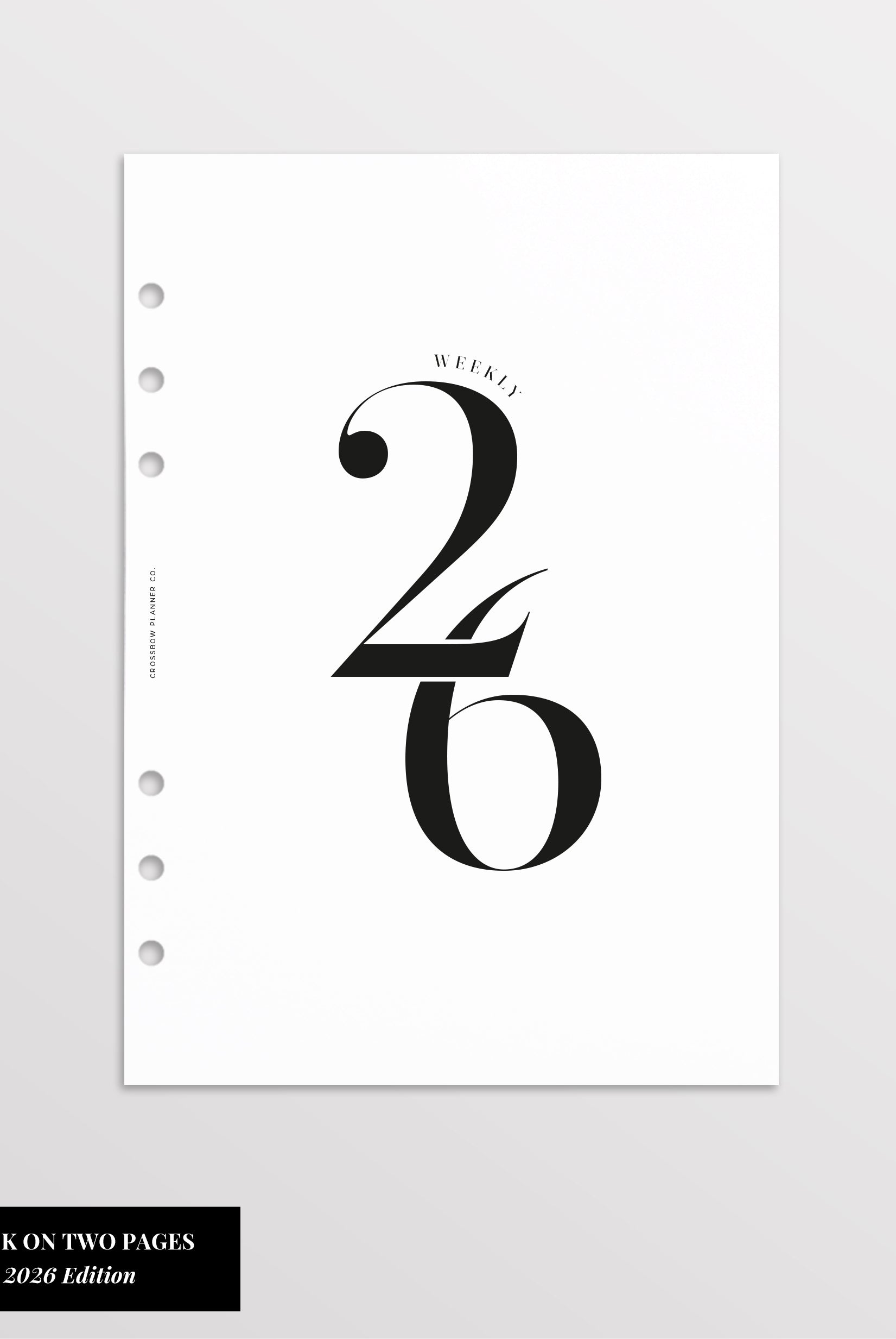 2026 weekly planner pages a5