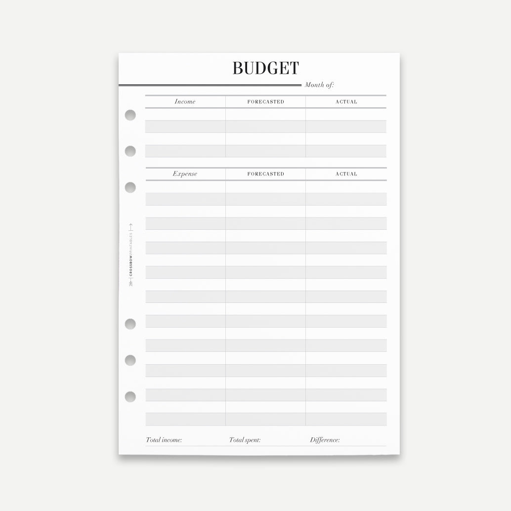 A5 filofax refills
