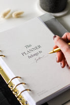 'This Planner Belongs To' Planner Dashboard