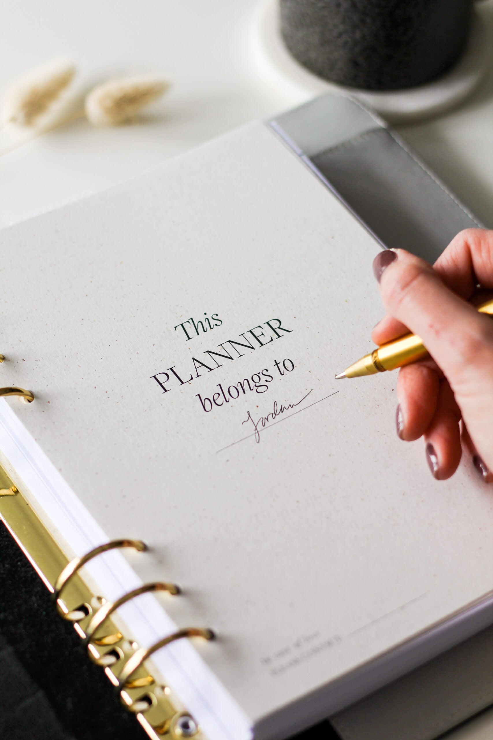 'This Planner Belongs To' Planner Dashboard