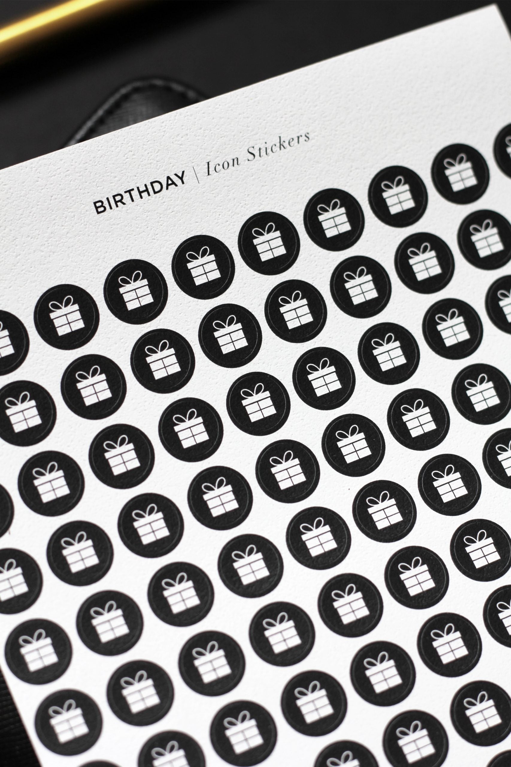 birthday planner stickers uk