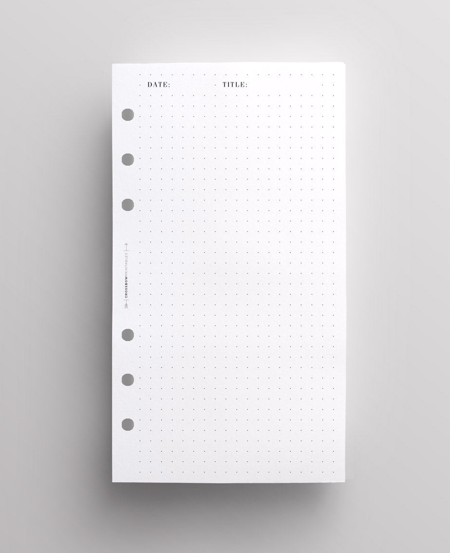 personal planner inserts