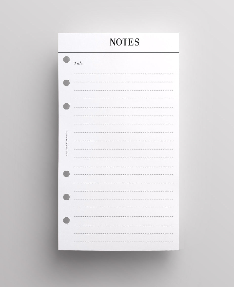 refills for filofax personal