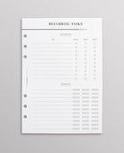 recurring tasks inserts