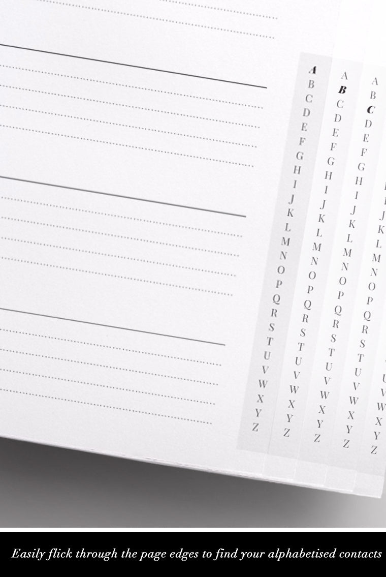 filofax personal contacts