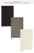 personal filofax monthly dividers