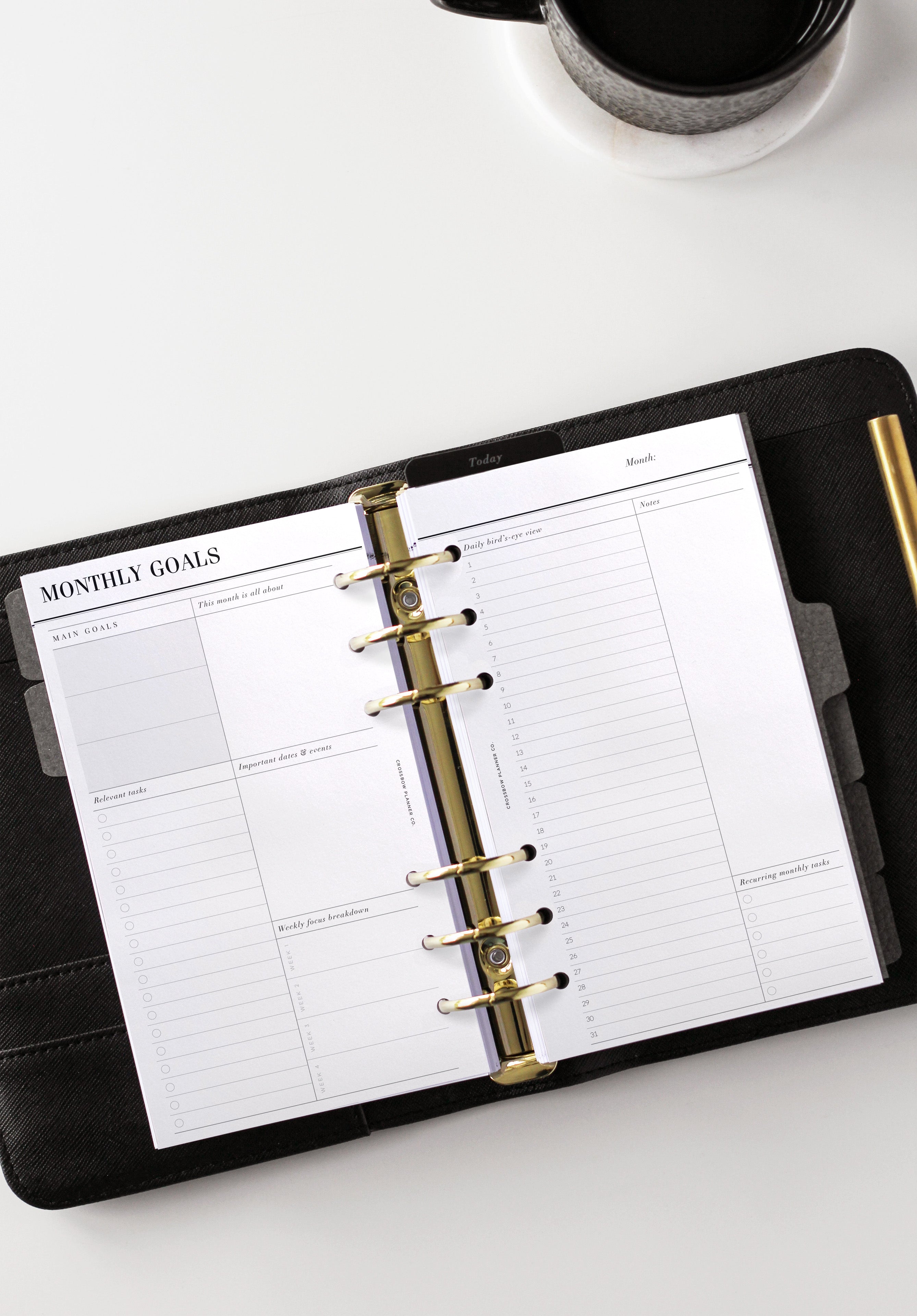 goal planner personal inserts