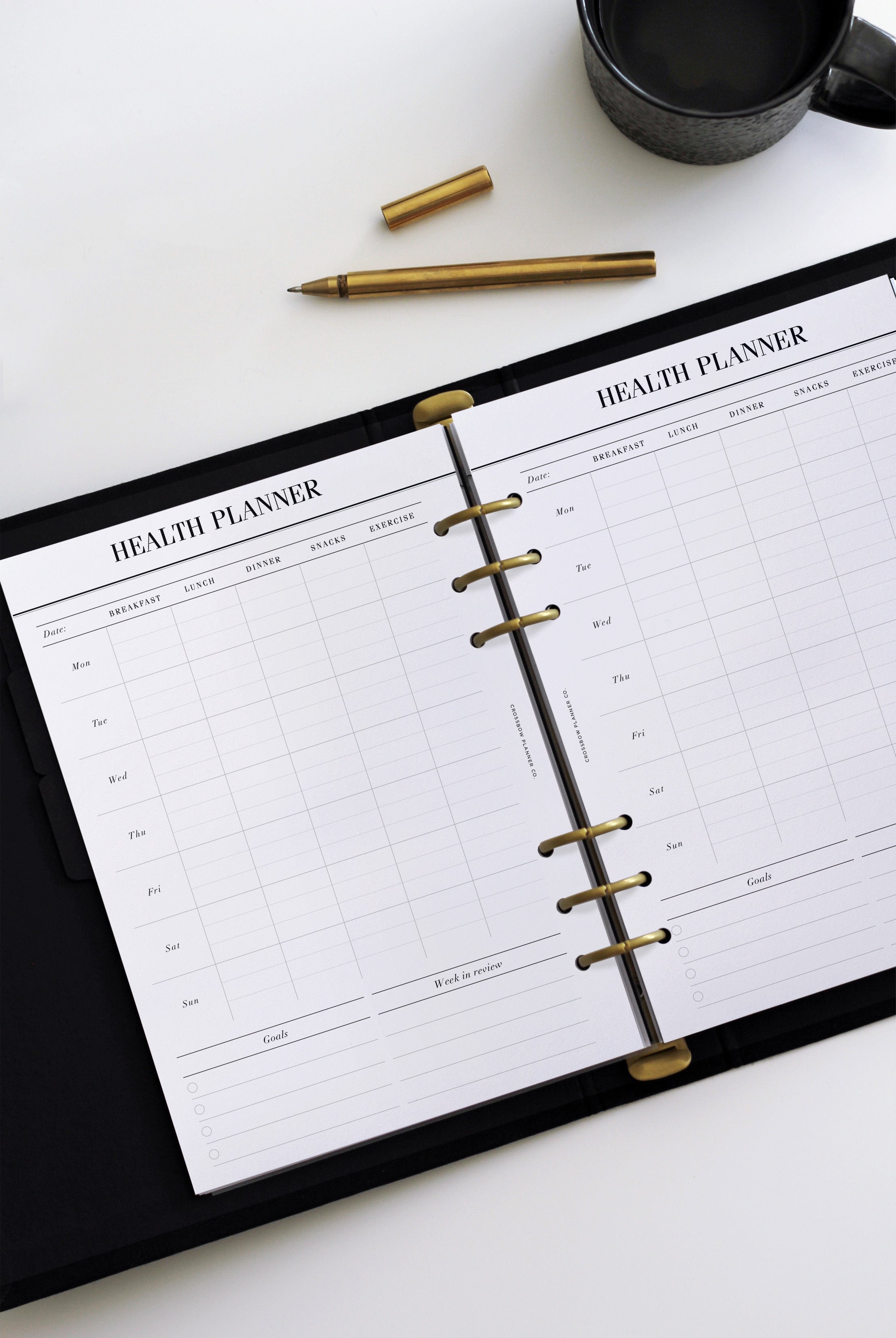 meal and fitness planner