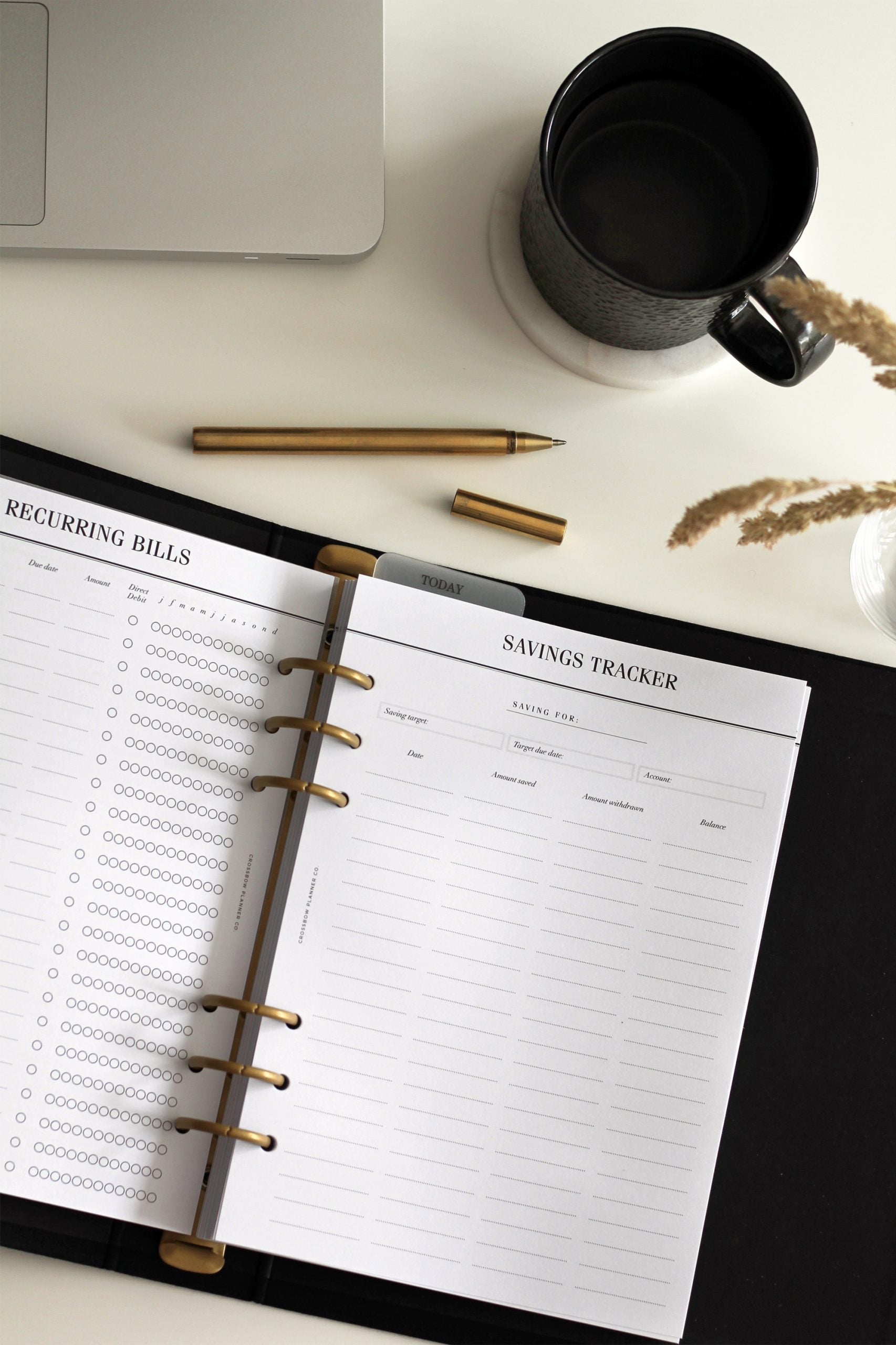 finance planner binder