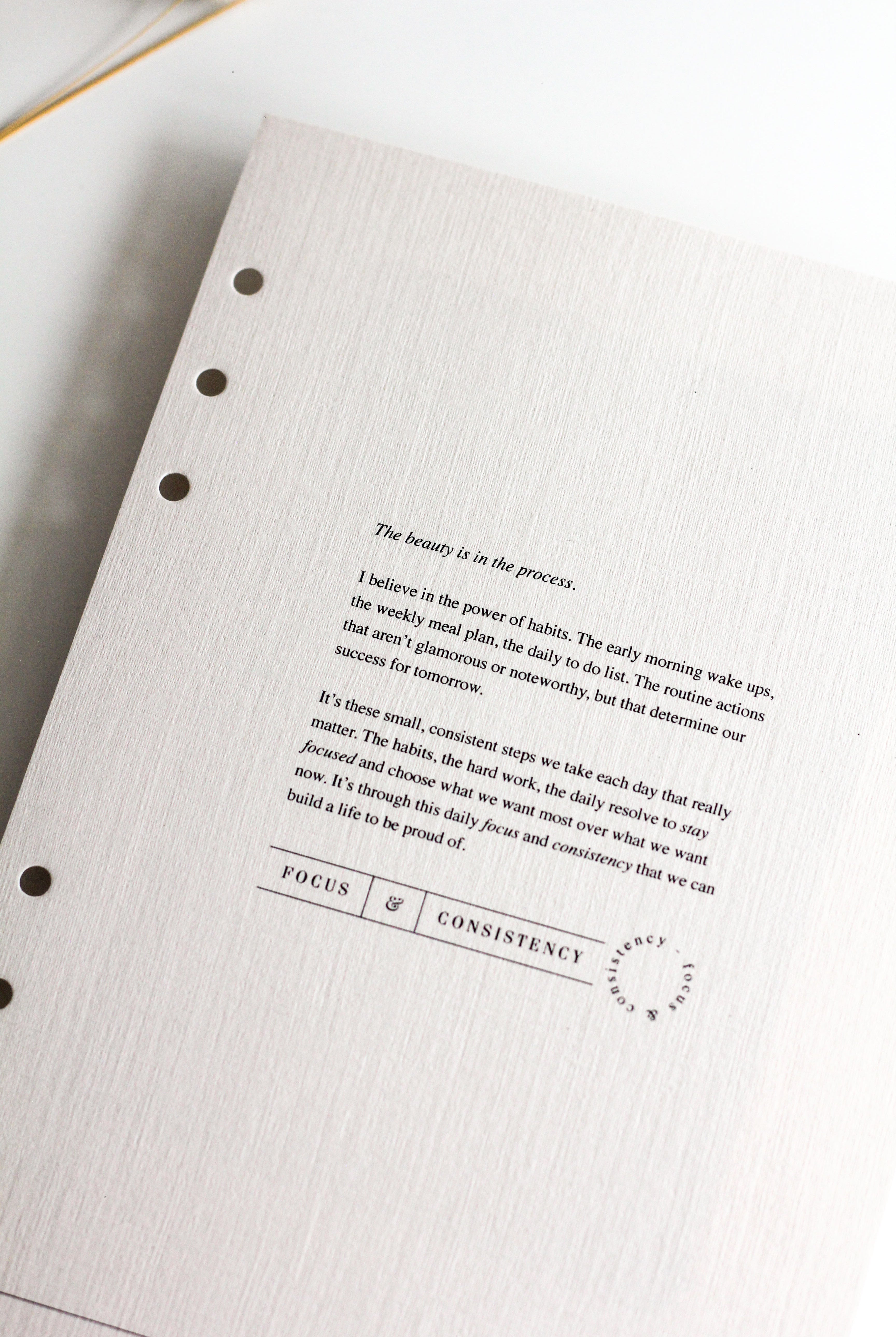 filofax planner dashboard