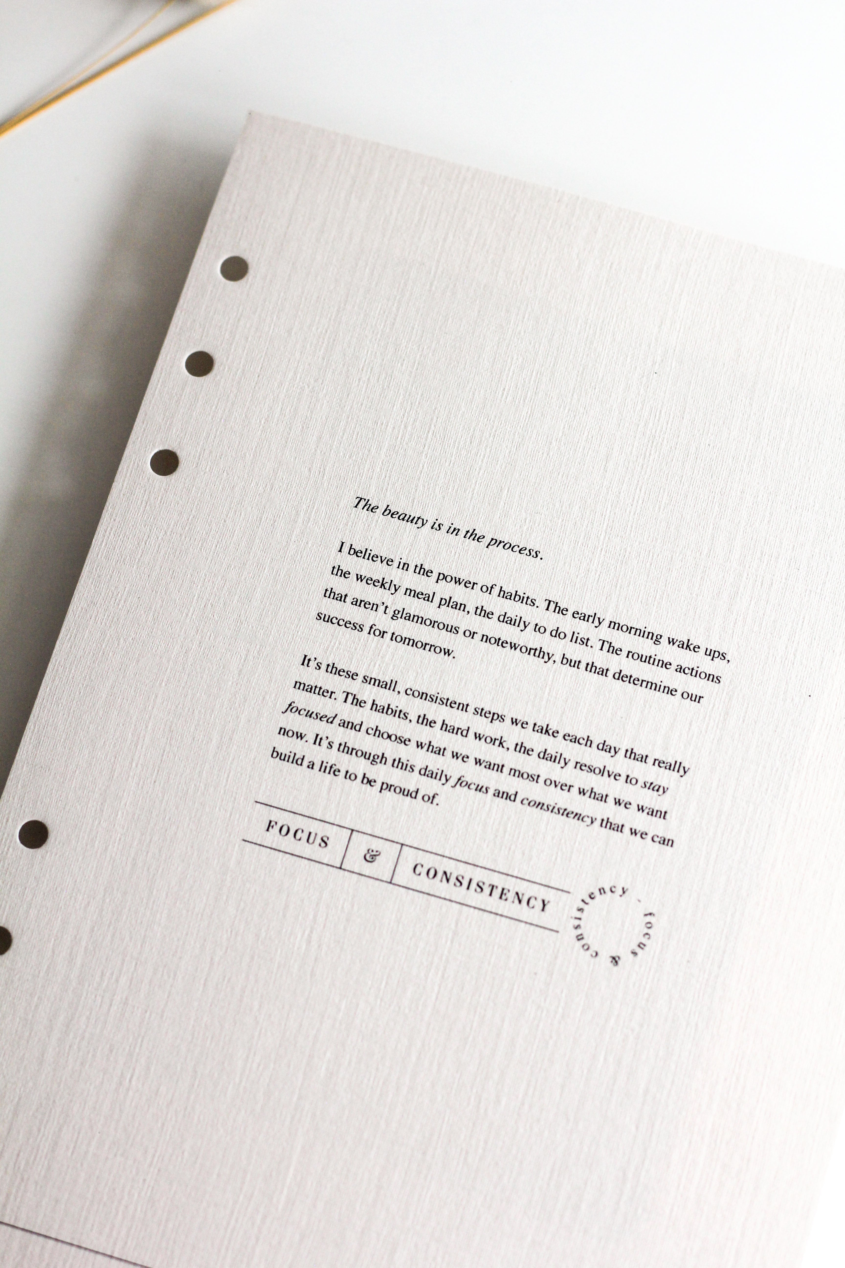 filofax planner dashboard