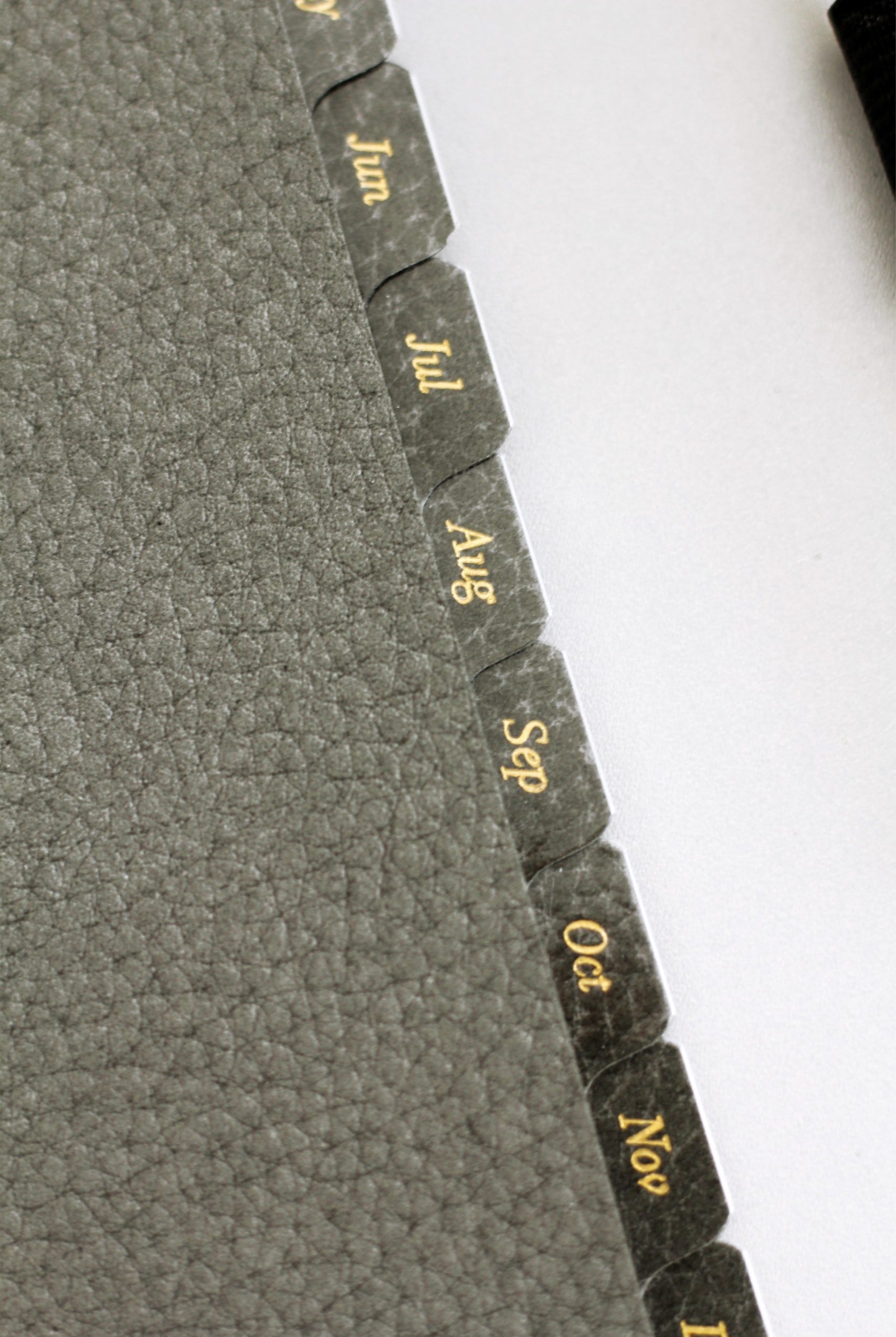 personal filofax dividers monthly