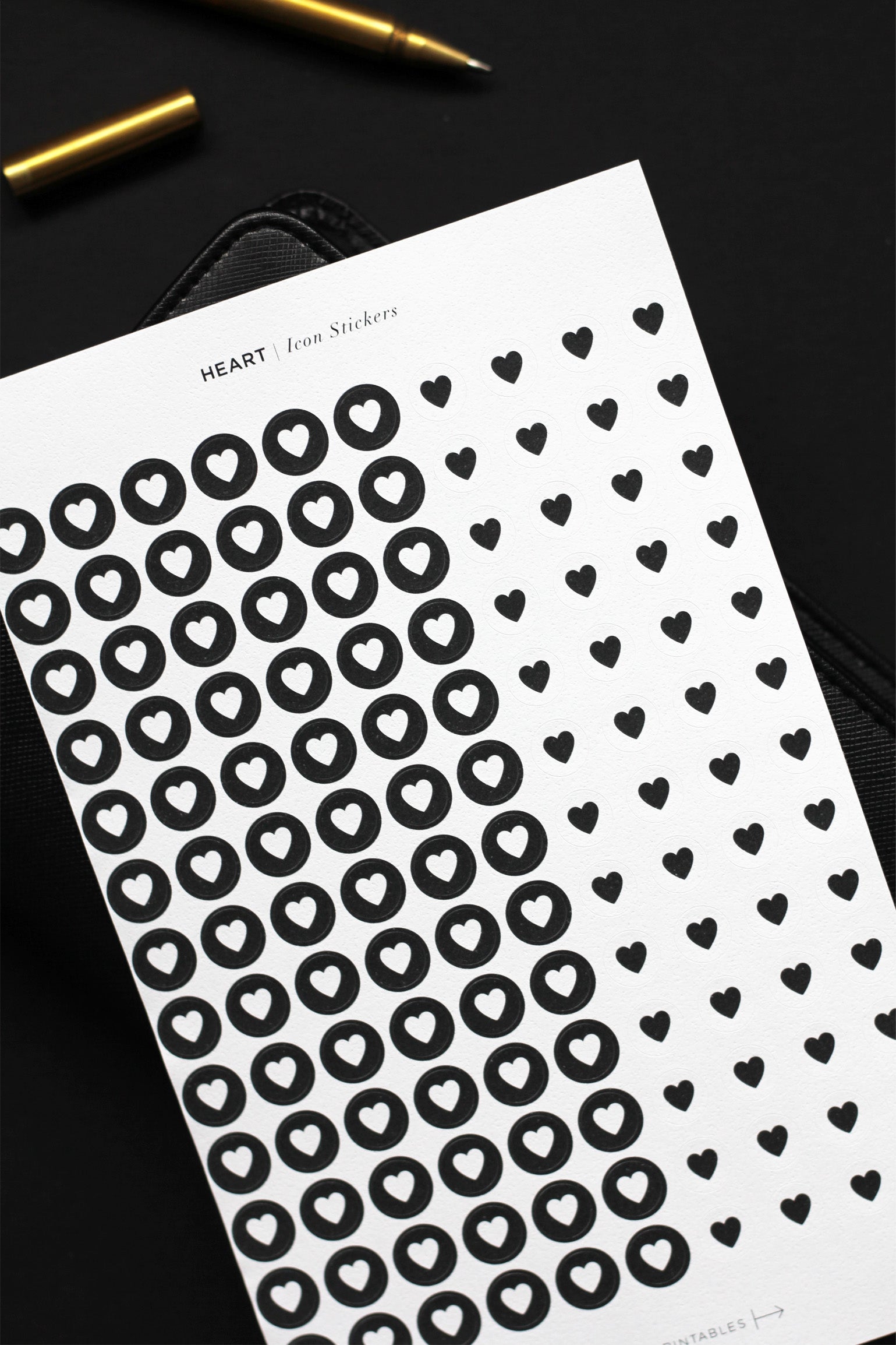 heart icon stickers