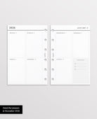 2026 weekly pocket refill