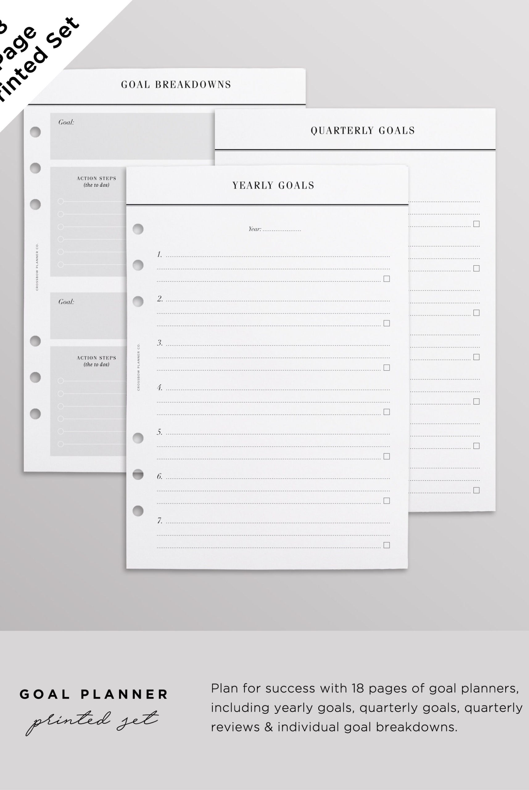Goal Planner Pack