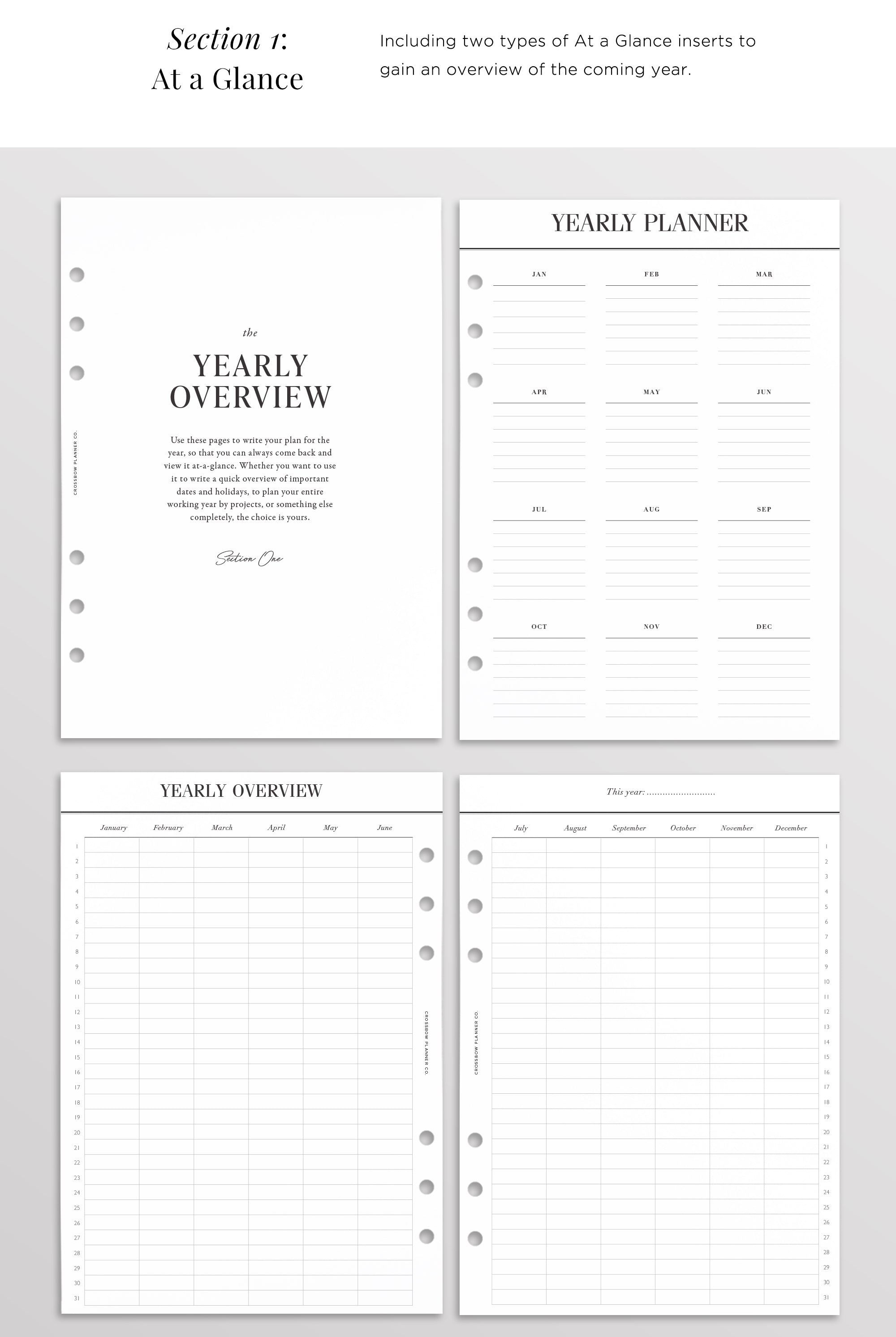 A5 6-ring planner starter kit