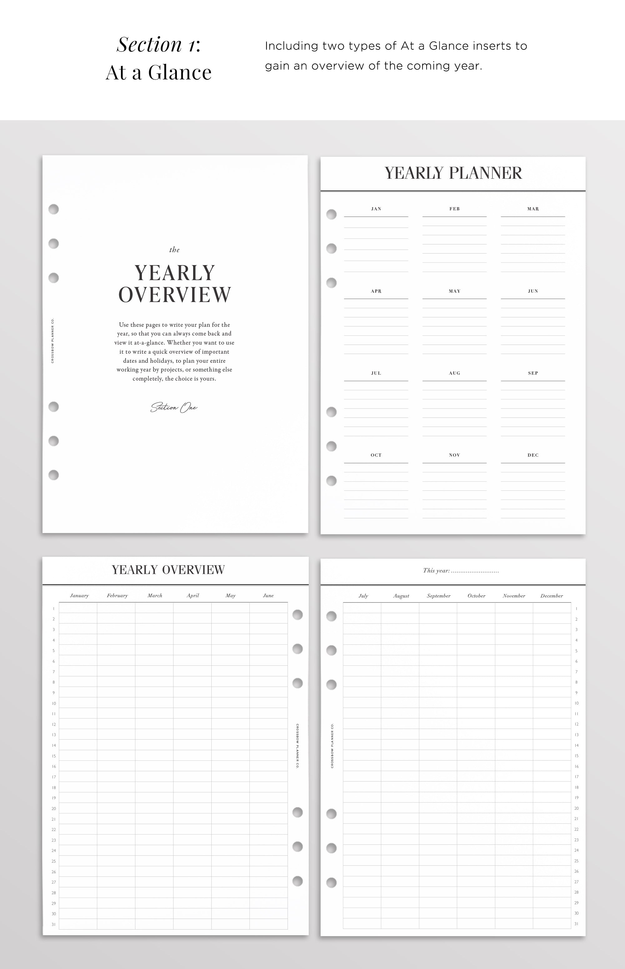 A5 6-ring planner starter kit