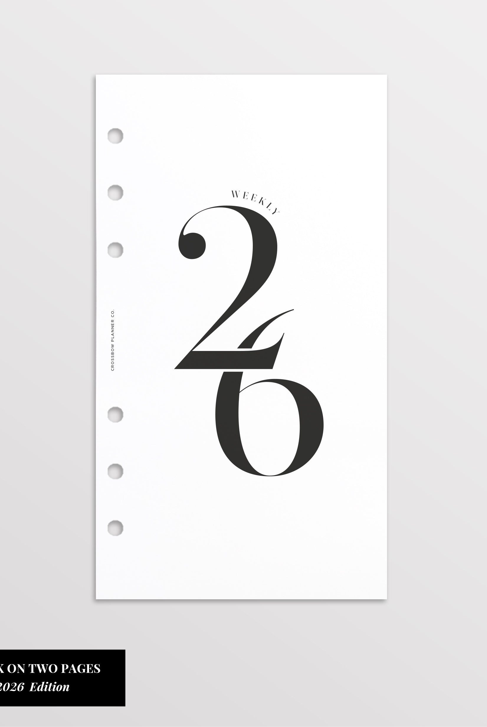 2026 Weekly Planner Inserts