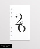 2026 Weekly Planner Inserts