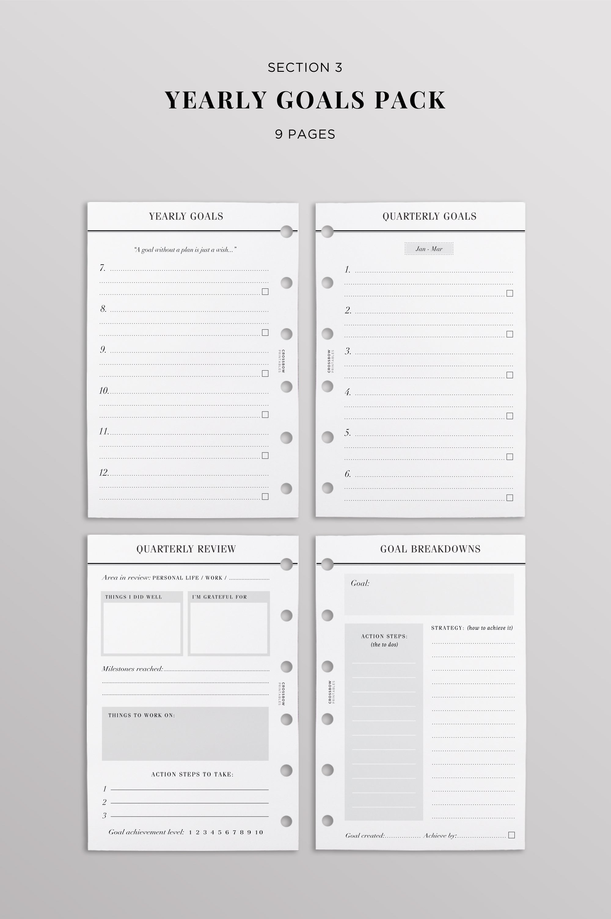 filofax pocket planner setup