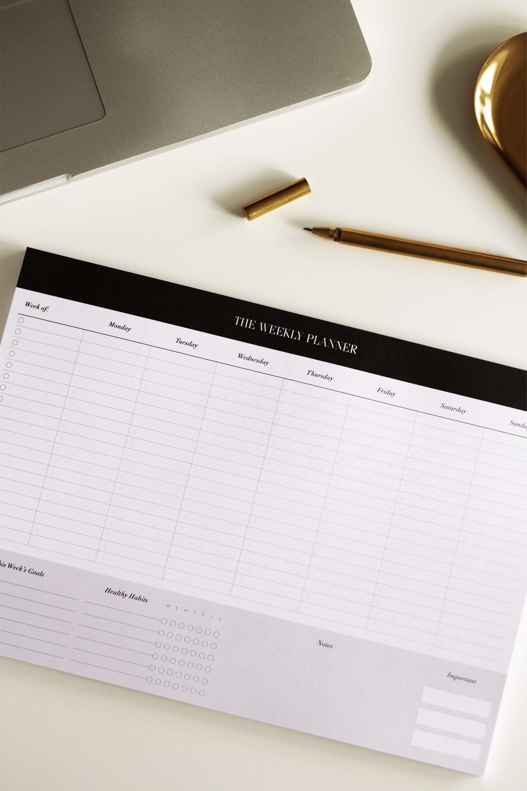 executive weekly deskpad