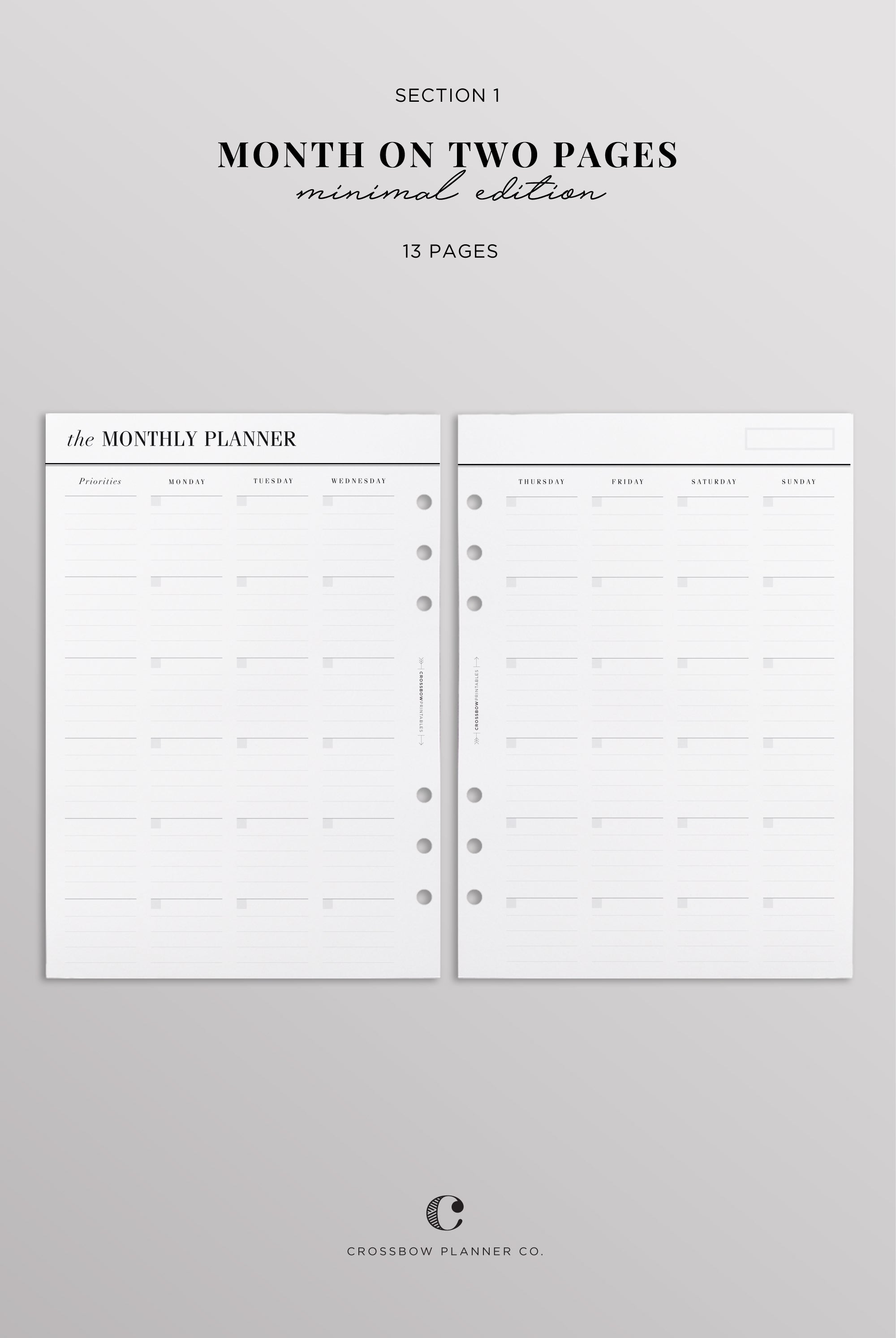 planner starter set