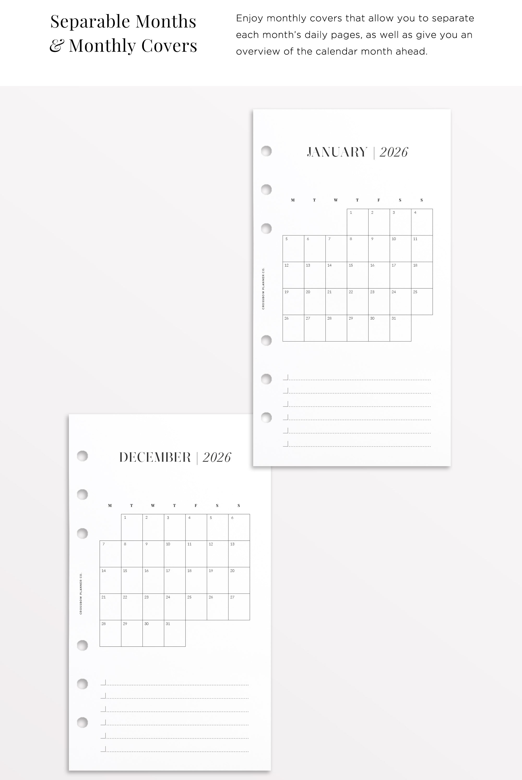 2026 daily Filofax refill uk