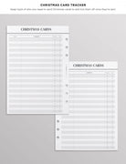 holiday planner inserts a5