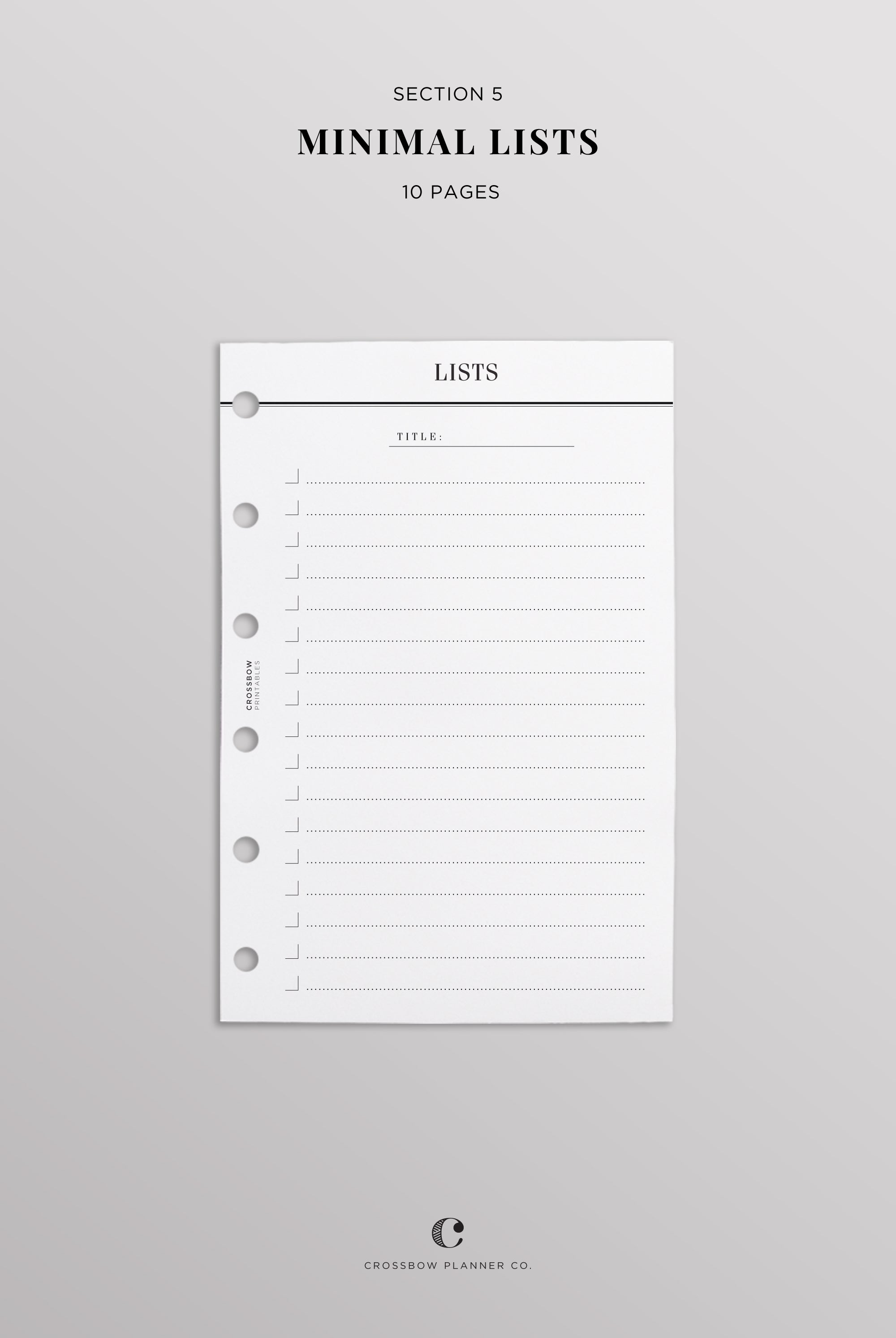 a5 filofax planner setup
