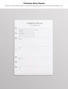 christmas planner set