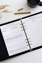 yearly goal planner inserts