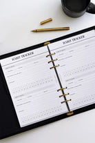 habit tracker planner inserts