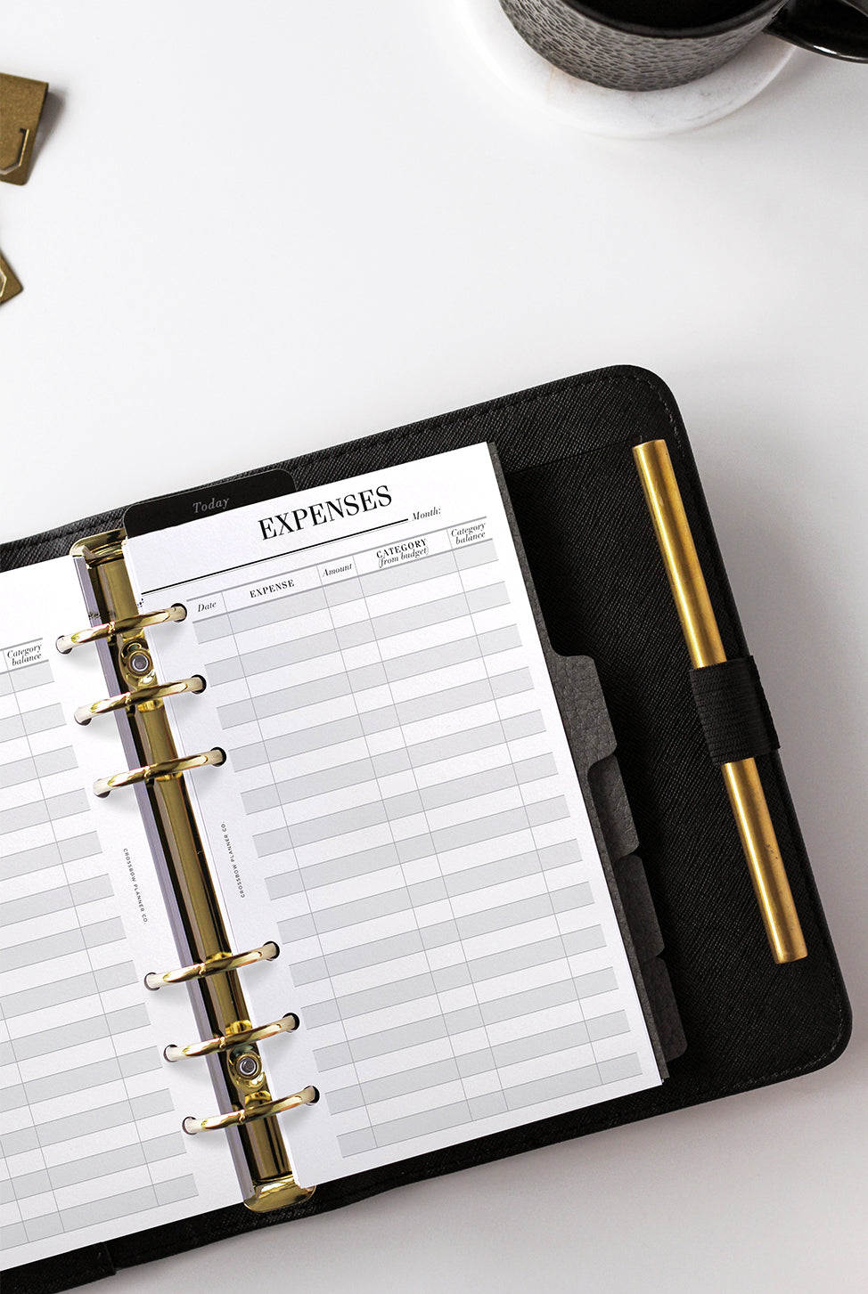 expense planner personal size