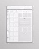 minimal monthly planner inserts