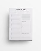 daily to do list notepad
