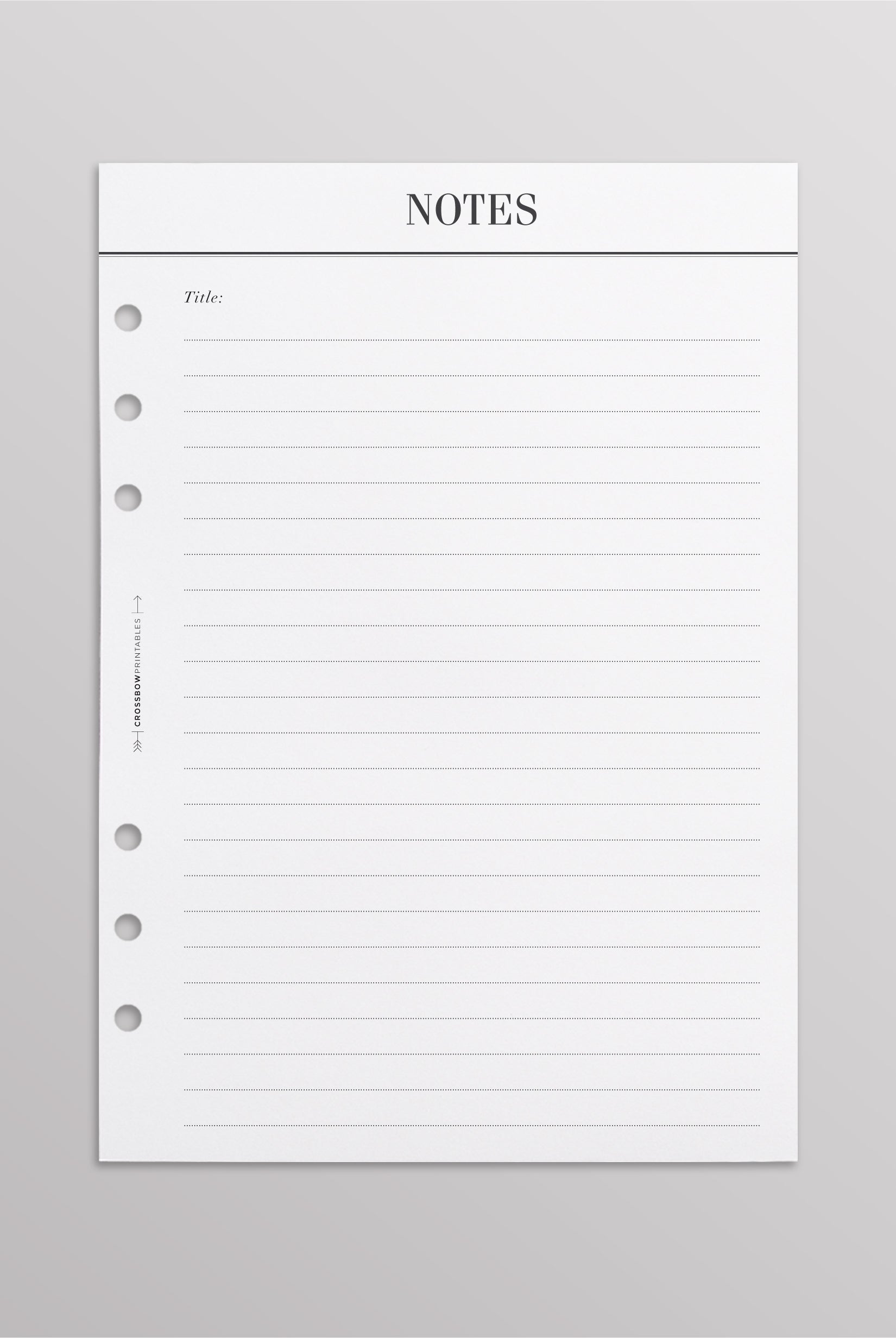 notes refills for filofax