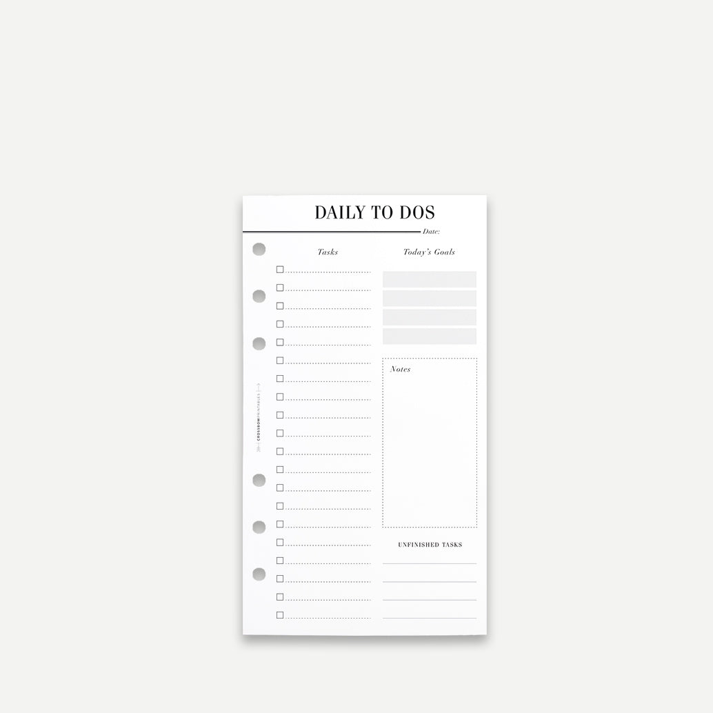 personal filofax refills