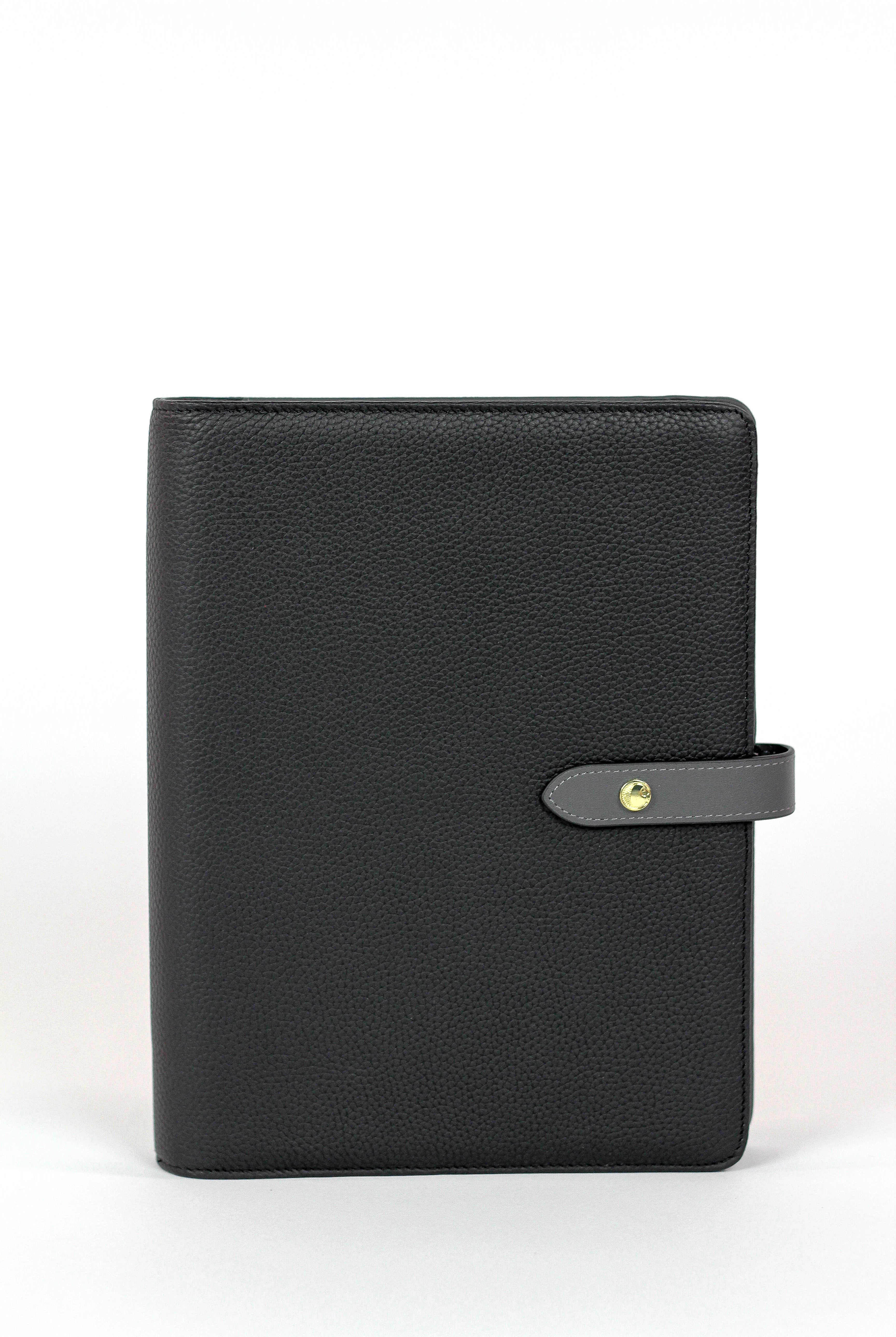 a5 6 ring leather agenda