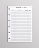 pocket size budget planner