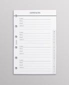 pocket size contacts inserts