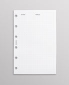 Pocket Filofax Refills Dot Grid