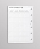 Pocket Size Monthly Planner