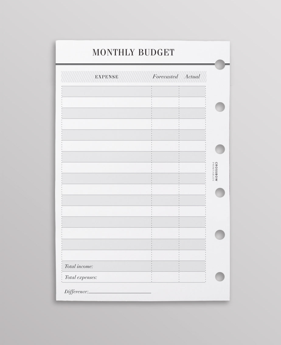 budget pocket inserts