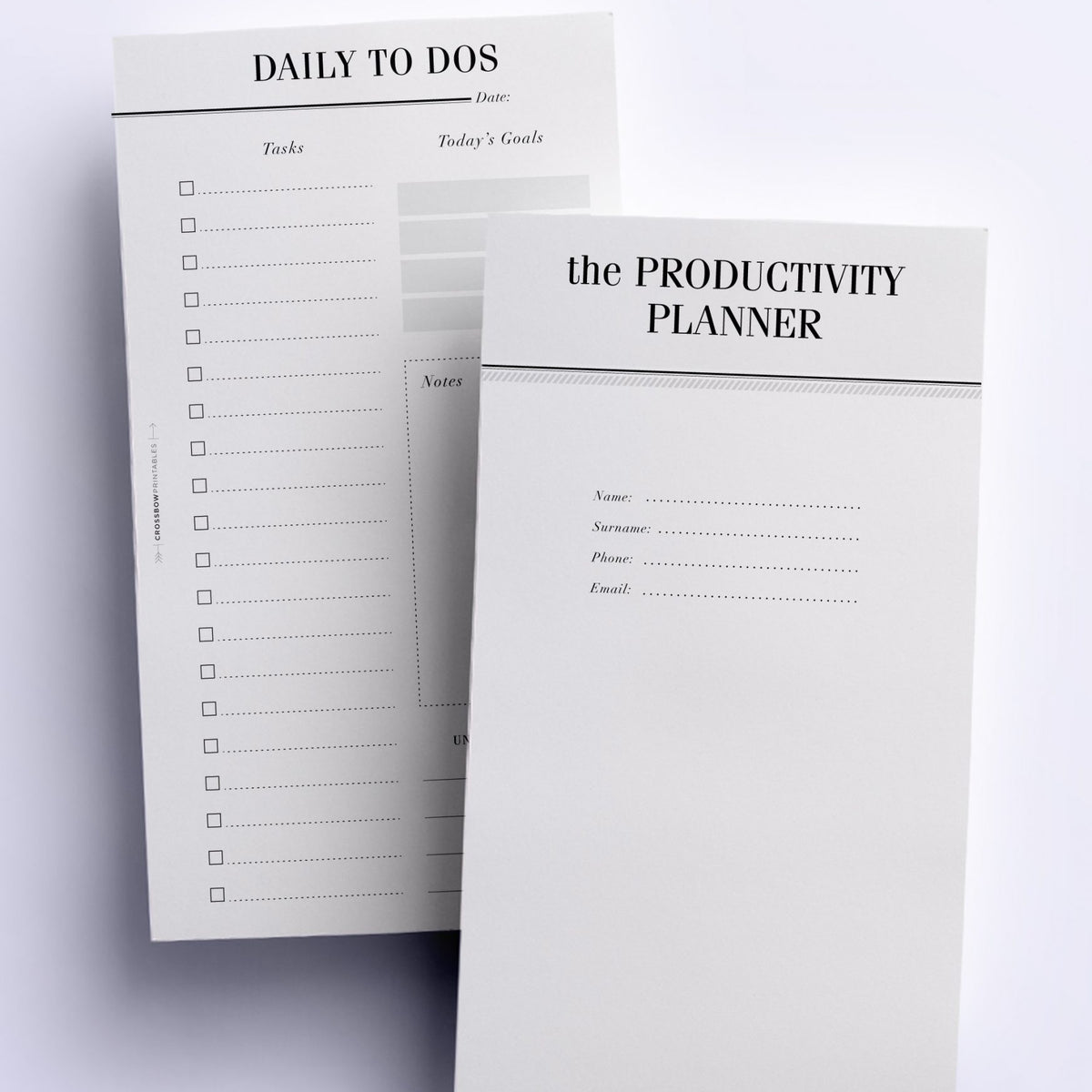 Daily To Do List: Productivity Notepad – Crossbow Planner Co.