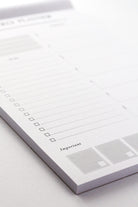 week on one page notepad