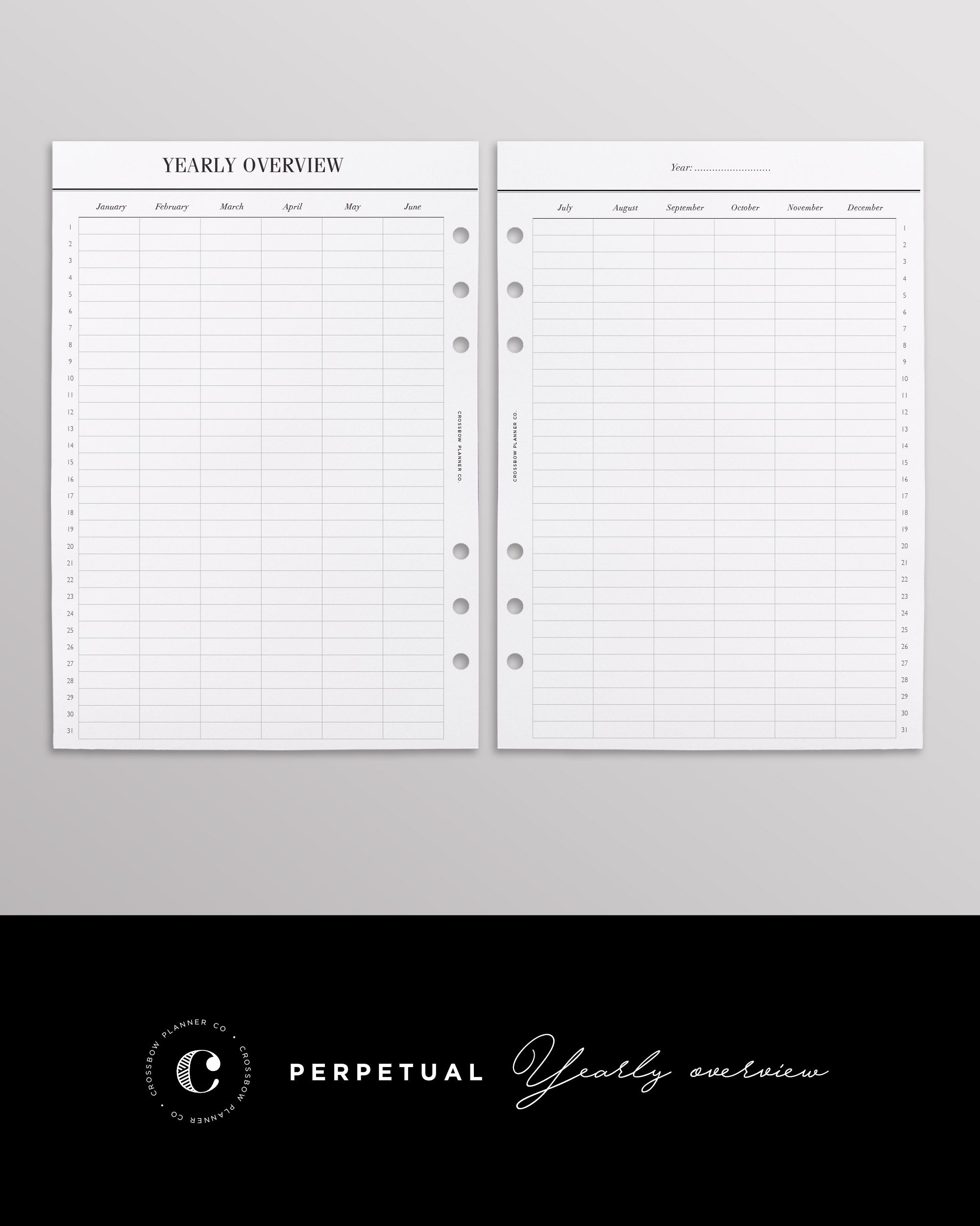 yearly planner