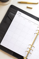 2026 monthly planner refill a5