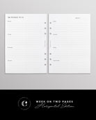 minimal weekly planner inserts