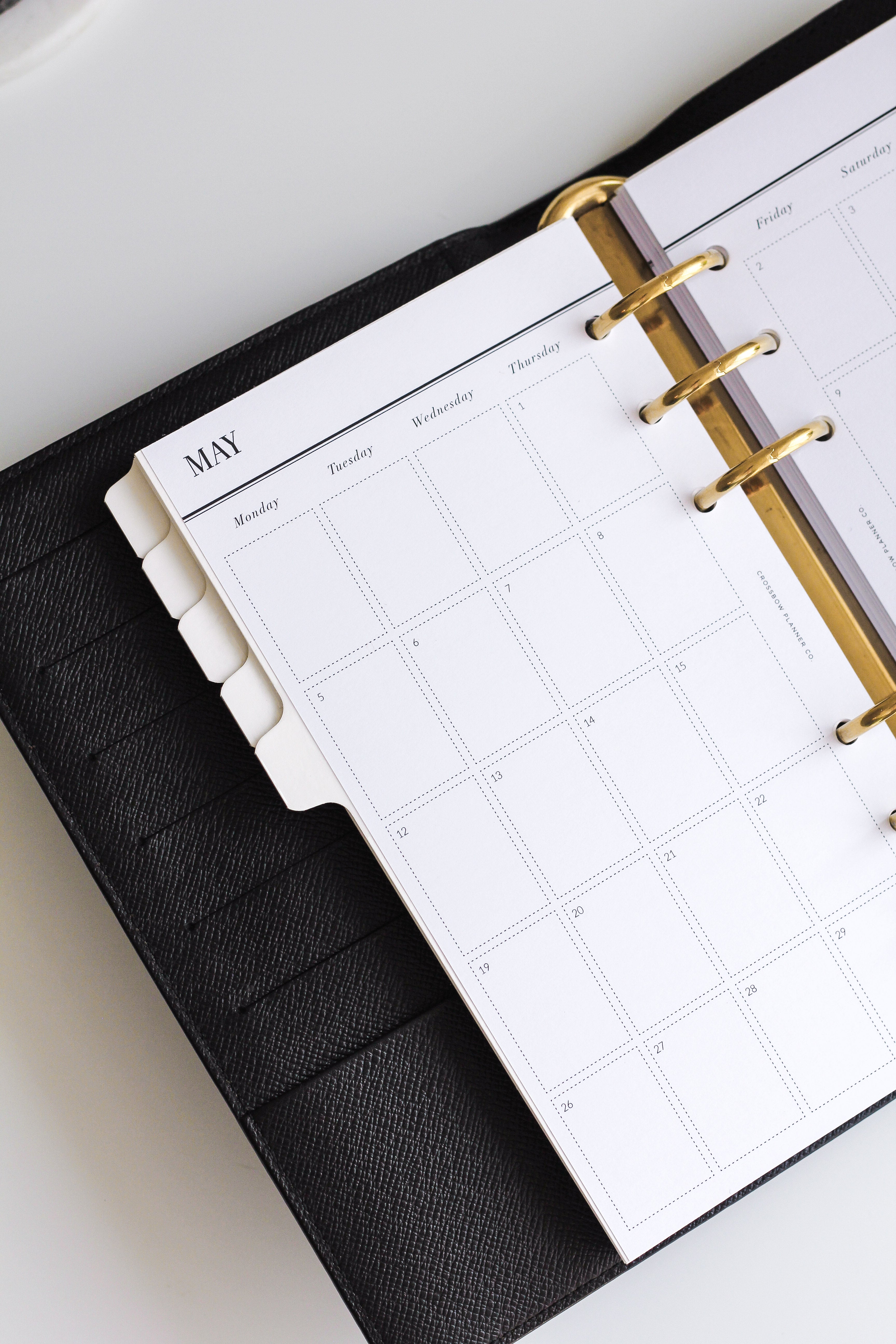 LV MM Agenda refills 2026 monthly